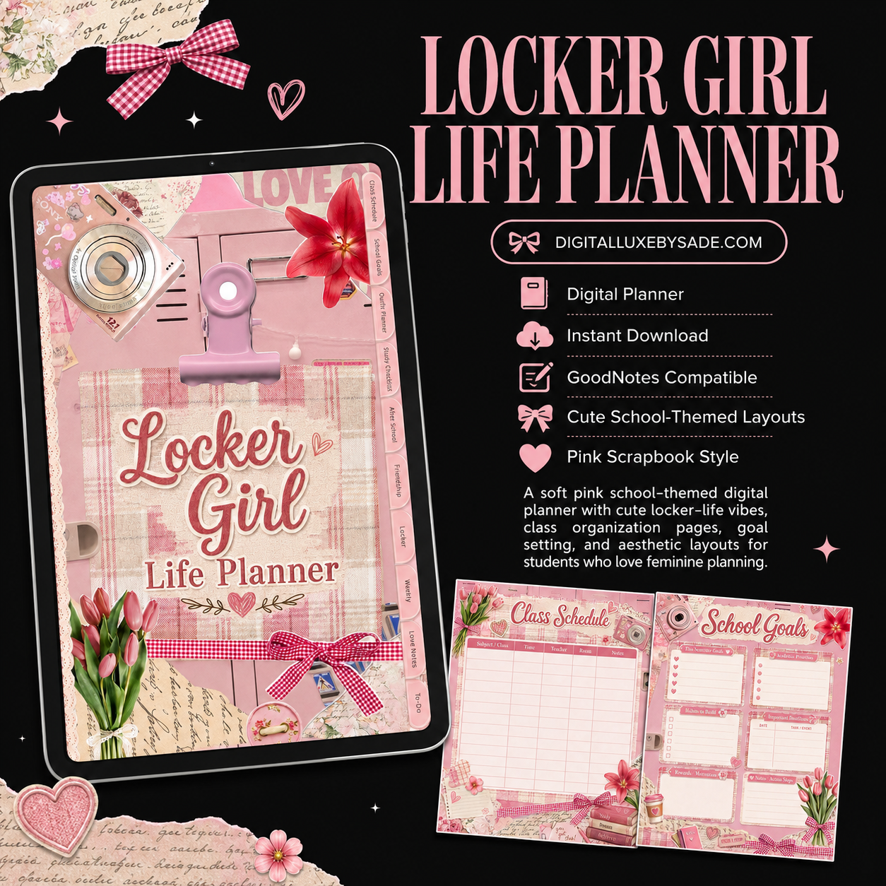 Locker Girl Life Digital Planner