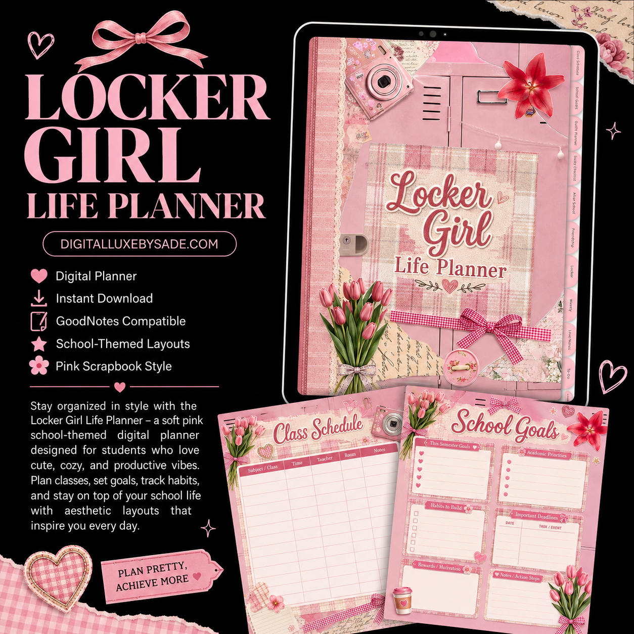 Locker Girl Life Digital Planner