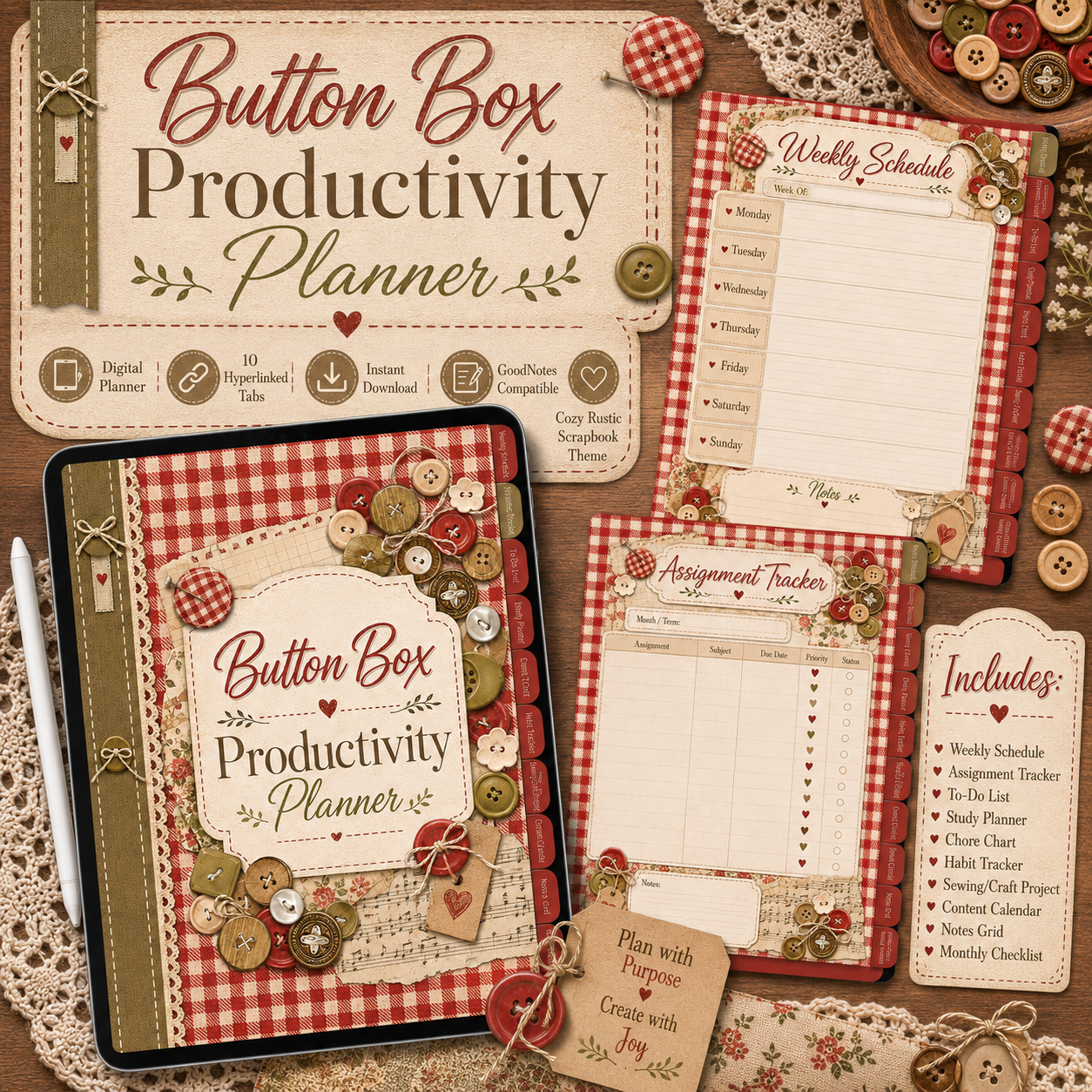Productivity Digital Planner