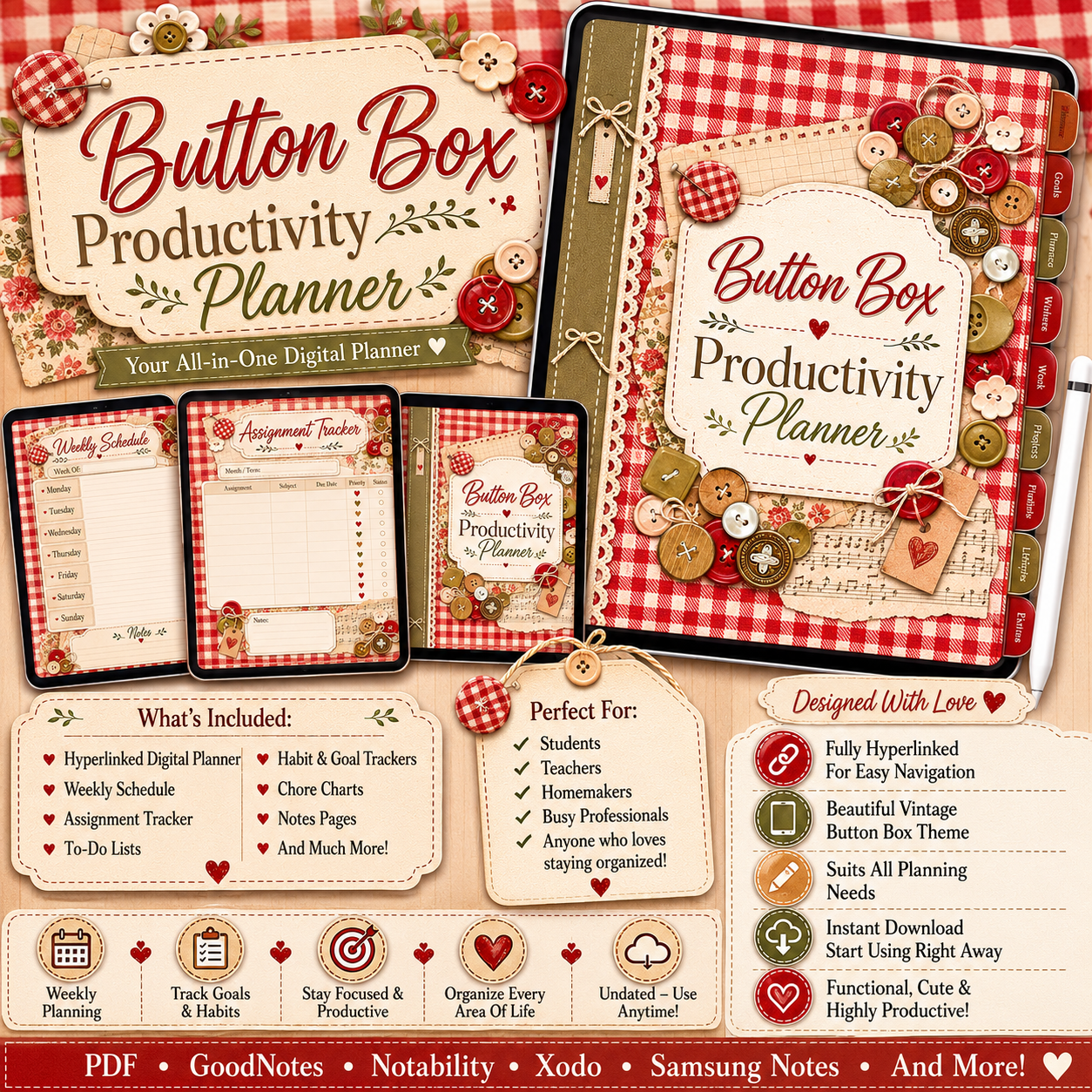 Productivity Digital Planner