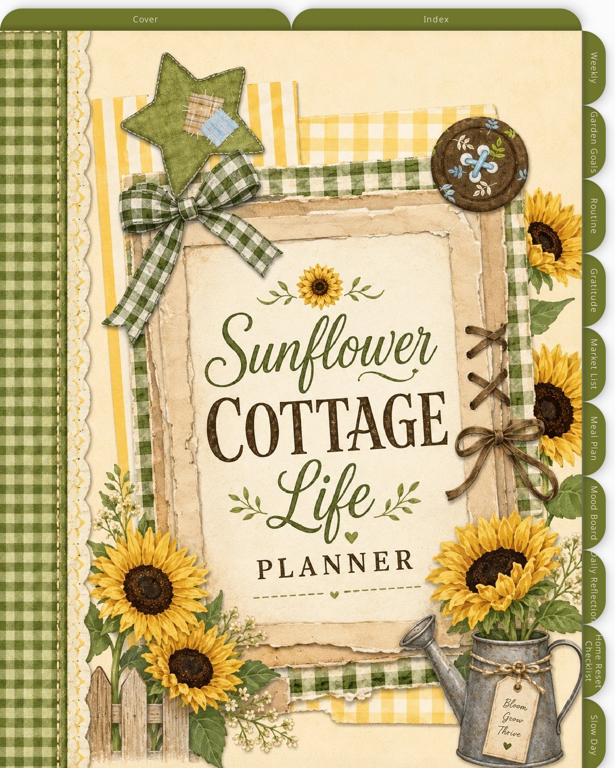 Sunflower Cottage Life Digital Planner